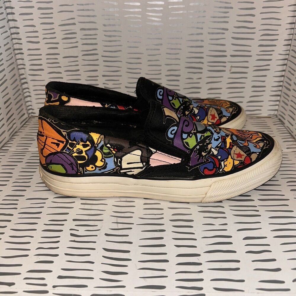 Converse All Star Cartoon Low slip on shoes 100143R Women's‎ 7.5 Mens 6 - Picture 4 of 9